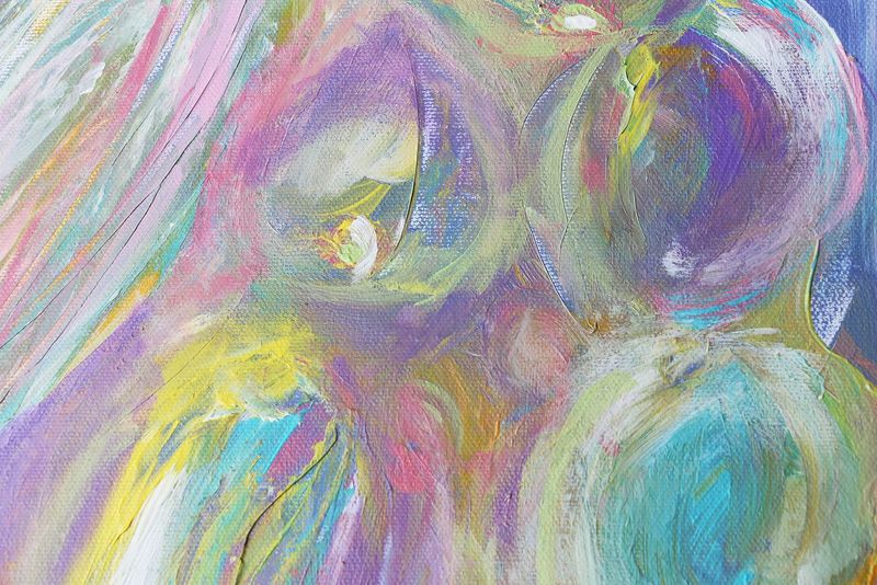 Lilac, pink, cyan and yellow lobes from s(t)lop.